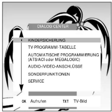 GRUNDIG M 84 211 8 IDTV - Die Kindersicherung - 1