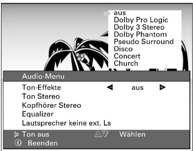 GRUNDIG M 82 169 PALPLUS - Ton-Effekte - 1