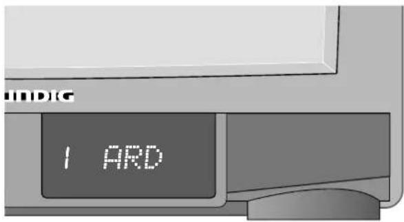 GRUNDIG M 82 105 9 IDTV - Helligkeit im Anzeigefeld verändern - 1