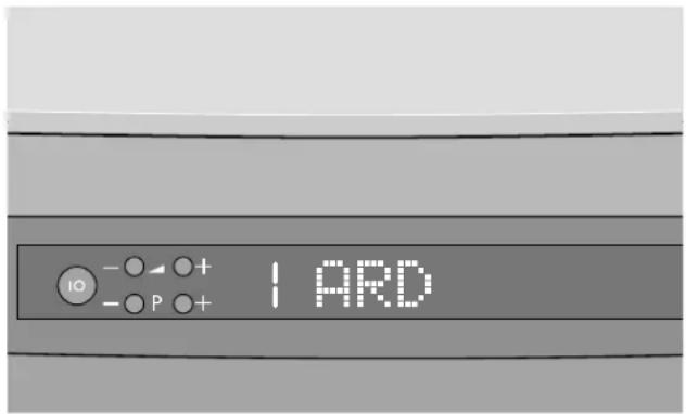 GRUNDIG M 72 105 IDTV - Helligkeit im Anzeigefeld verändern - 1