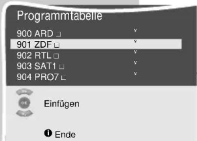 GRUNDIG Lenaro 72 FLAT MF 72 6510 8 IDTV - Fernseh-Programme sortieren - 1