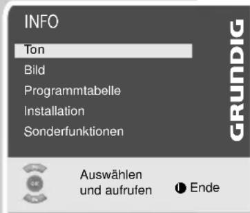 GRUNDIG Lenaro 72 FLAT MF 72 6510 8 IDTV - Ton-Einstellungen - 1