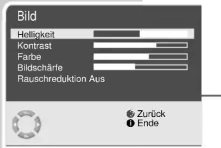 GRUNDIG Lenaro 72 FLAT MF 72 6510 8 IDTV - Bild-Einstellungen - 1