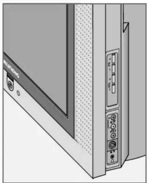 GRUNDIG Lenaro 55 FLAT MF 55-5501 TOP - Die Vorderseite des Fernsehgerätes - 1