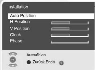 GRUNDIG Lenaro 32 LXW 82-7731 IDTV - Einstellungen für den PC - 1