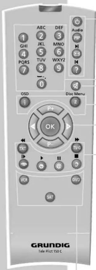 GRUNDIG Leemaxx 55 M55 4210 DOLBY - Die Fernbedienung - 1
