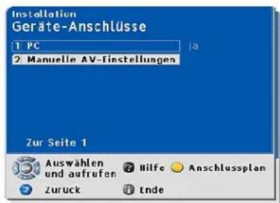 GRUNDIG Fine Arts Vision MFW 82-725-9 DVD - AV-Geräte anschließen - 1