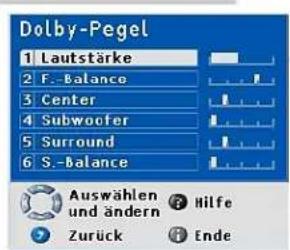 GRUNDIG Fine Arts Vision MFW 82-725-9 DVD - Dolby-Pegel - 2