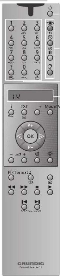 GRUNDIG Fine Arts Vision MFW 82-725-9 DVD - Die Fernbedienung - 1