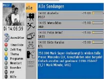 GRUNDIG Fine Arts Vision MFW 82-725-9 DVD - Fernsehsendungen sortieren - 1