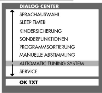 GRUNDIG Elegance st70 900 dolby - SONDEREINSTELLUNGEN - 1