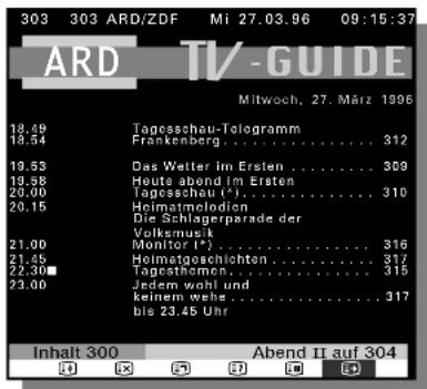GRUNDIG Elegance m72 270 idtv log - Drücken Sie hierzu die Taste ○AKT. - 2