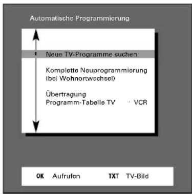 GRUNDIG Davio 55 m 55 290 8 idtv - „Neue“ Fernsehprogramme suchen - 1
