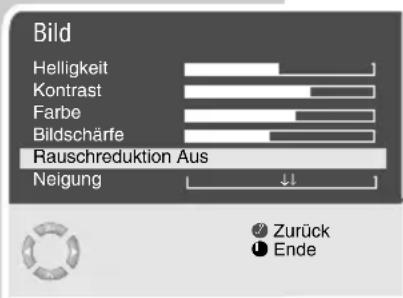 GRUNDIG Cinaro 82 Flat MFW 82-5410-7 DOLBY - Bildmerkmale einstellen - 1