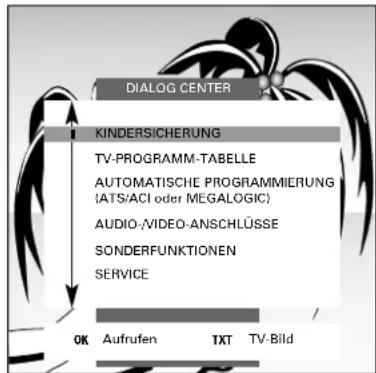 GRUNDIG Atlanta SE 7220 IDTV LOG - Die Kindersicherung - 1
