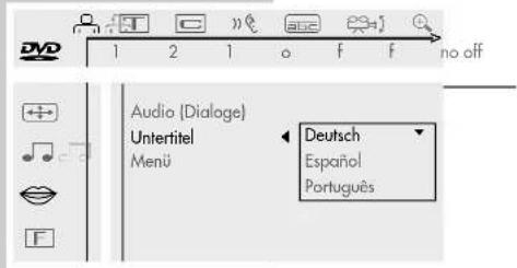 GRUNDIG Arganto 82 Flat MFW 82-530-9 DPL - Sprache der Untertitel wählen - 1