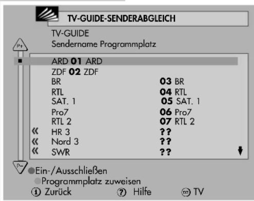 GRUNDIG Arganto 82 Flat MFW 82-530-9 DPL - Programme ausschließen - 1