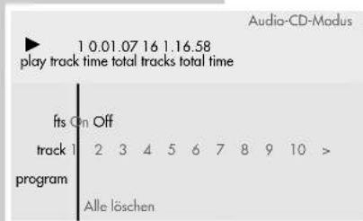 GRUNDIG Arganto 82 Flat MFW 82-530-9 DPL - Informationen im Menü »Audio-Disk-Modus« - 1
