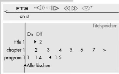 GRUNDIG Arganto 82 Flat MFW 82-530-9 DPL - Einzelne Titel oder Kapitel löschen - 1