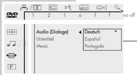 GRUNDIG Arganto 82 Flat MFW 82-530-9 DPL - Synchronsprache des Tons wählen - 1