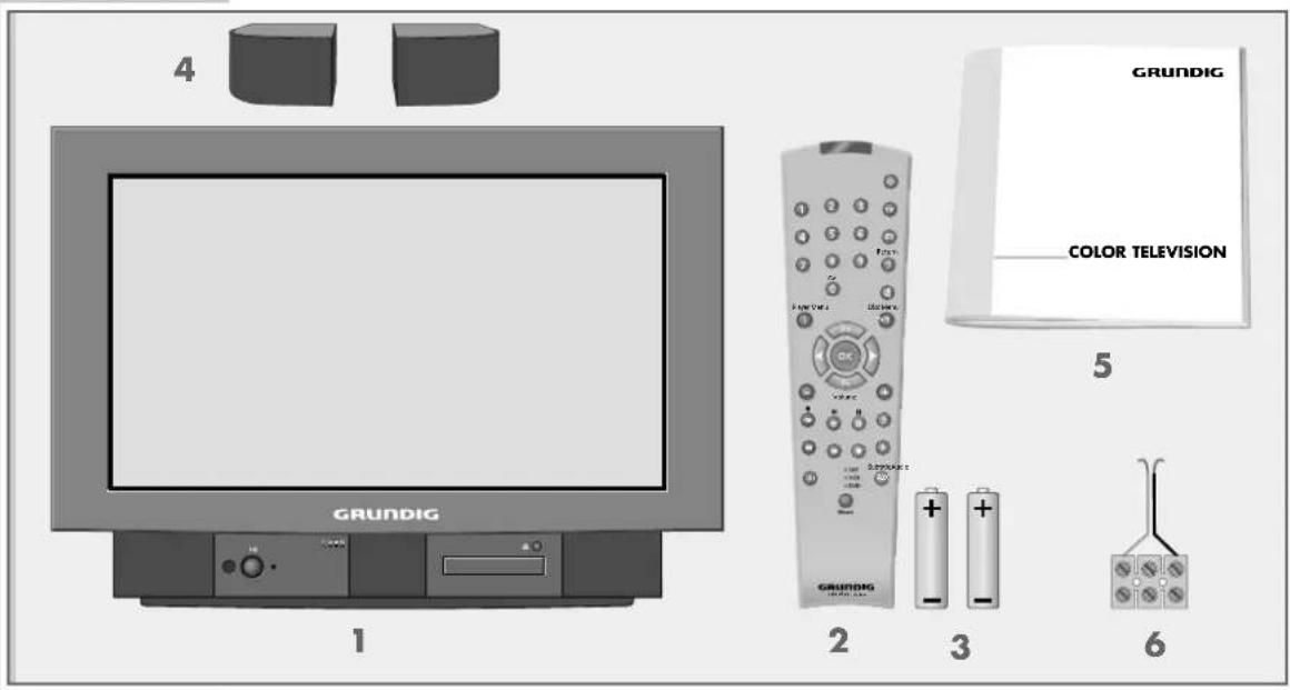 GRUNDIG Arganto 82 Flat MFW 82-530-9 DPL - Lieferumfang - 2