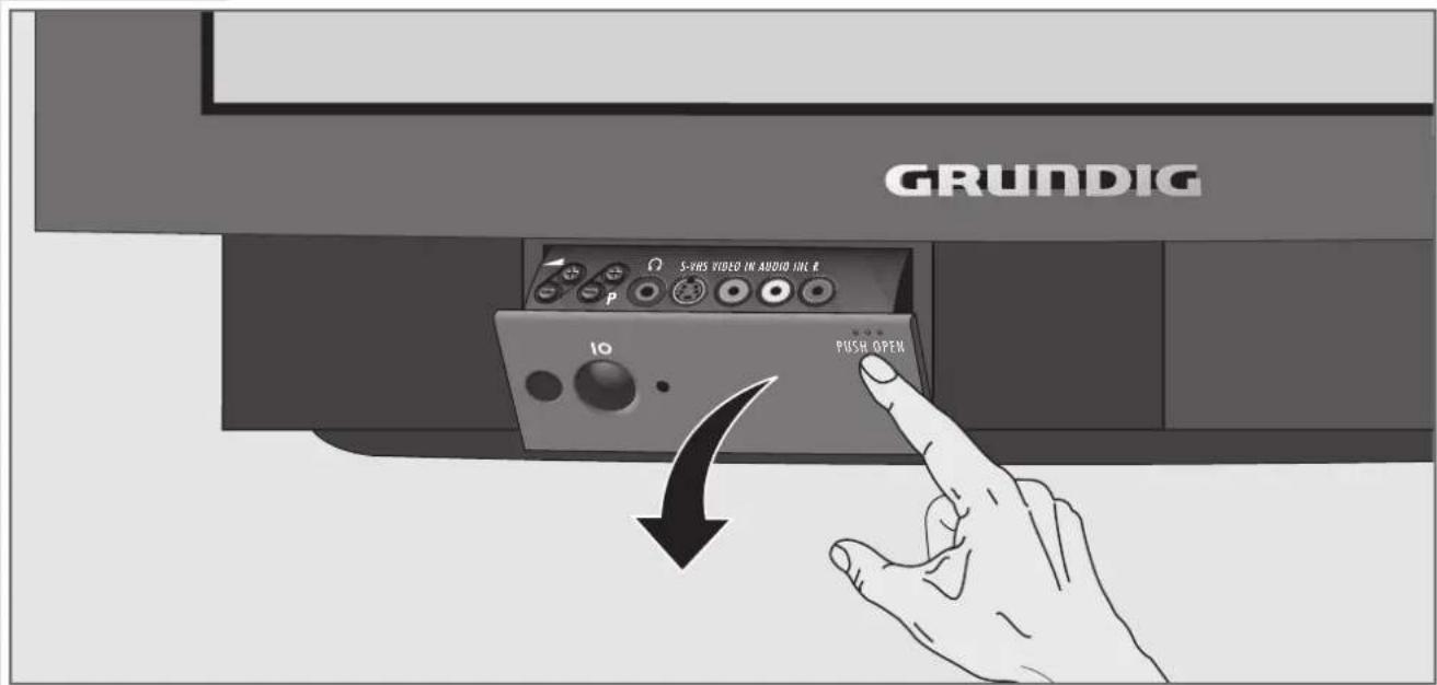 GRUNDIG Arganto 70 Flat MFW 70-530-9 DPL - Die Vorderseite des Fernsehgerätes - 1
