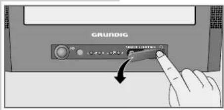 GRUNDIG ST 70 5109 8 DOLBY - Die Vorderseite des Fernsehgerätes - 1