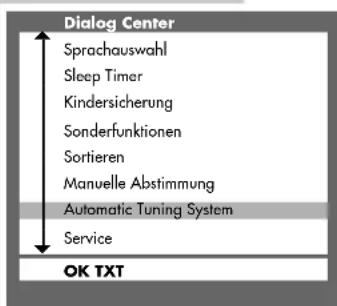 GRUNDIG ST 70 5109 8 DOLBY - Alle Fernseh-Programme neu einstellen - 1
