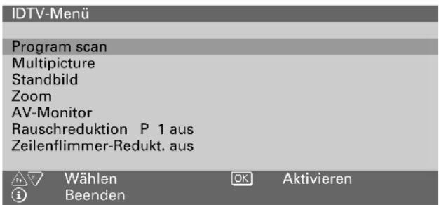 GRUNDIG ST 70 160 IDTV - Program Scan - 1