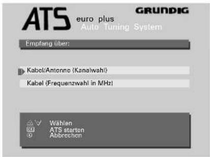 GRUNDIG ST 70 160 IDTV - Reihenfolge der Fernseh-Programme ändern (verschieben) - 5