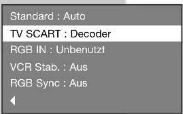 GRUNDIG Planatron 42 PW 110-7401 TOP - Decoder oder Satellitenreceiver/Set Top-Box anschließen - 3