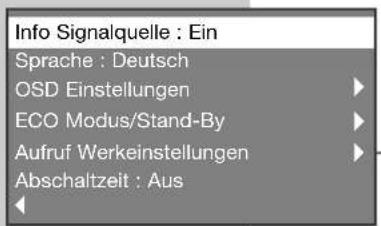 GRUNDIG Planatron 42 PW 110-7401 TOP - Anzeige der Informationen über den Programmplatz aus-/einschalten - 1