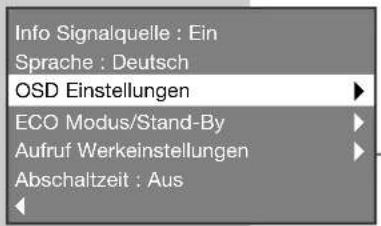 GRUNDIG Planatron 42 PW 110-7401 TOP - Benutzerführung (On Screen Display) verändern - 1