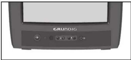 GRUNDIG P 37 830 TEXT - Bedienung am Gerät - 1