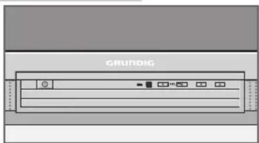 GRUNDIG MW70-2010 - Die Vorderseite des Fernsehgerätes - 1