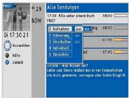 GRUNDIG Xentia M55-420 - Timerliste - 1