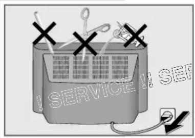 GRUNDIG Xentia M55-420 - AUFSTELLEN UND SICHERHEIT - 1