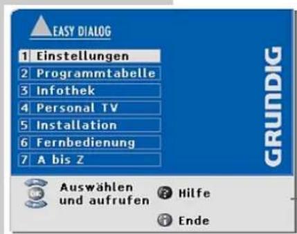 GRUNDIG Xentia M55-420 - Das Easy Dialog System - 1