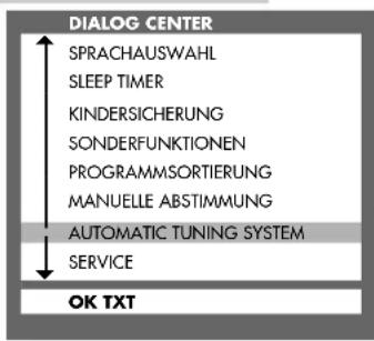 GRUNDIG Xentia 55 M F55 5101 NIC DOLB - SONDEREINSTELLUNGEN - 1