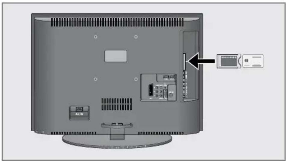 GRUNDIG Vision ECO 32-6950 - CA-Modul einsetzen - 1