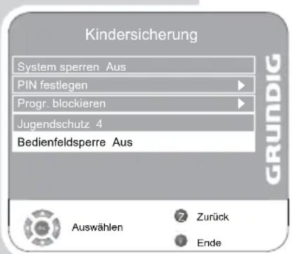 GRUNDIG Vision ECO 32-6950 - Sendungen autorisieren - 1