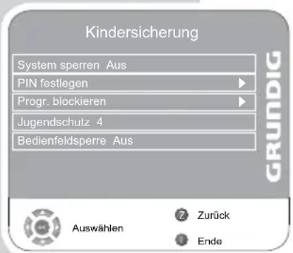 GRUNDIG Vision ECO 32-6950 - Kindersicherung - 1