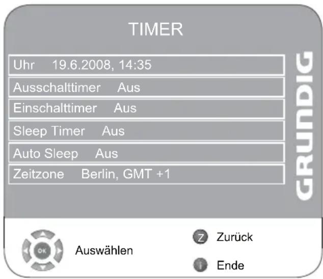 GRUNDIG Vision 9 32-9071 - Bedienfeld sperren - 1