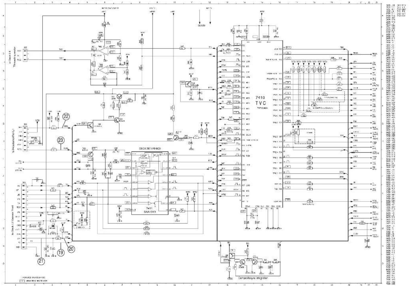 GRUNDIG TVR 5500 - Bildrohrplatte / Tube PCB - 8