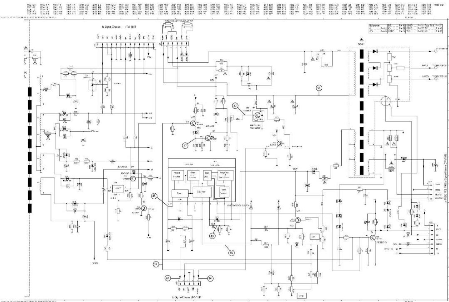 GRUNDIG TVR 5500 - Platinenabbildungen und Schaltpläne / Layout of the PCBs and Circuit Diagrams - 8