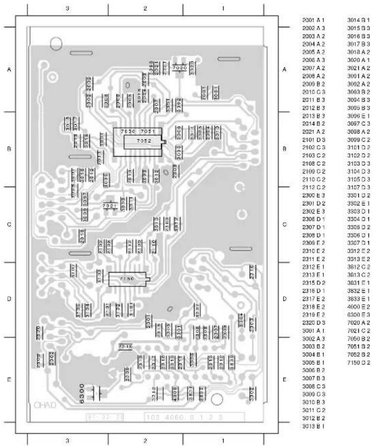 GRUNDIG TVR 5530 - Kopfverstärkerplatte – Head Amplifier Board (OHAD) - 2