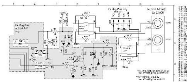 GRUNDIG TVR 5530 - Signal-Chassis - IN/OUT (KSPUx - IO) - 1