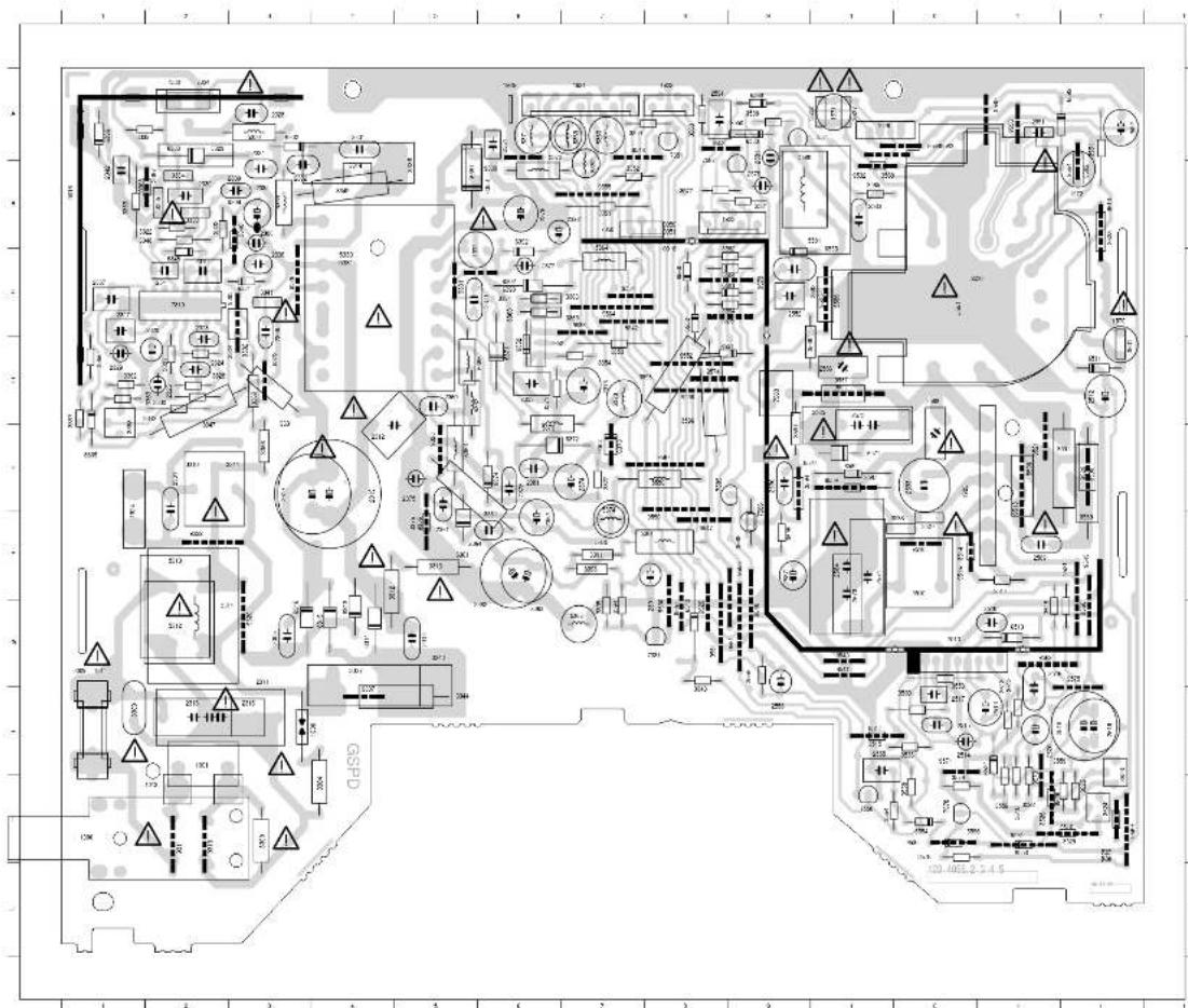 GRUNDIG TVR 3710 - Platinenabbildungen und Schaltpläne / Layout of the PCBs and Circuit Diagrams - 4