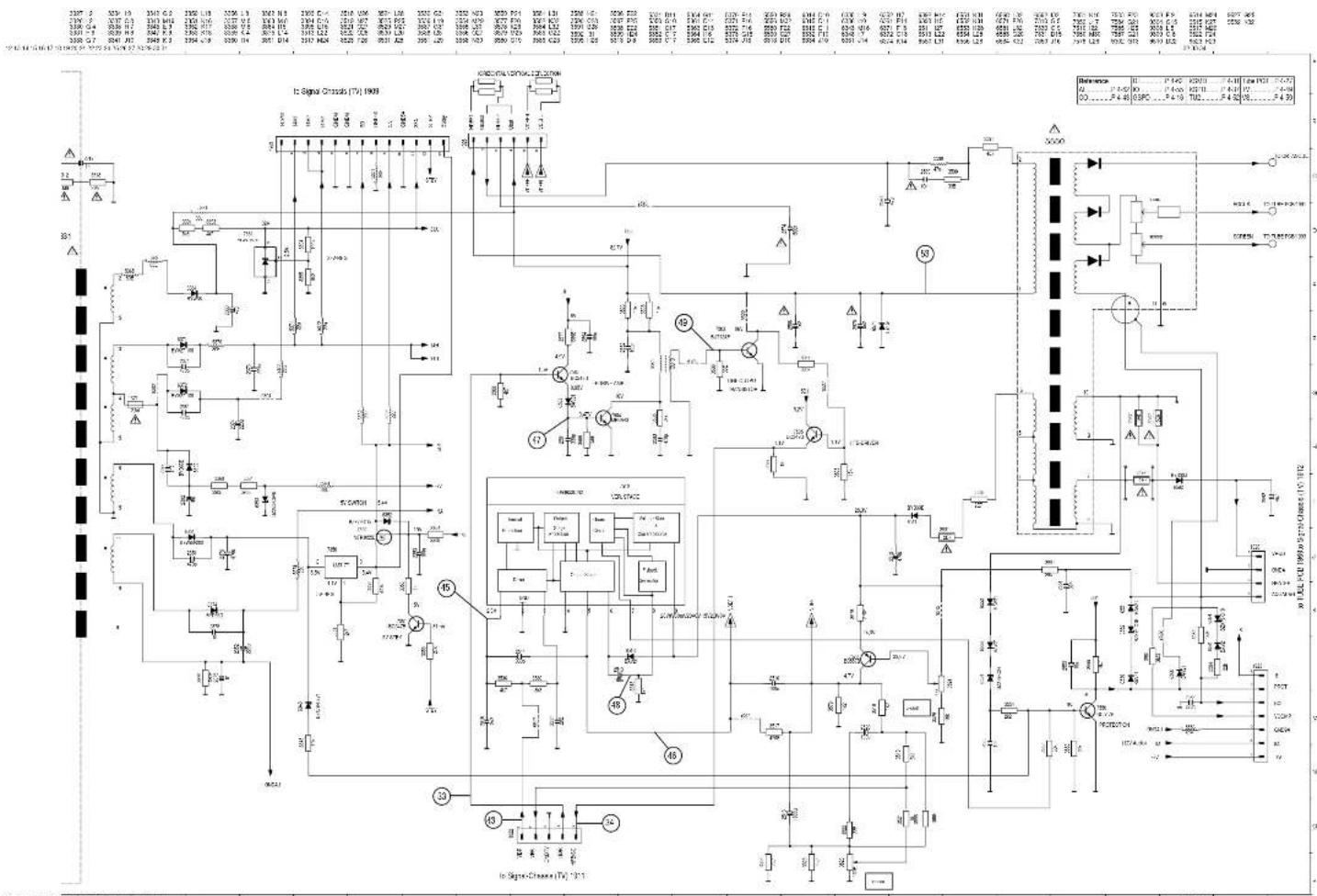 GRUNDIG TVR 3710 - Platinenabbildungen und Schaltpläne / Layout of the PCBs and Circuit Diagrams - 3