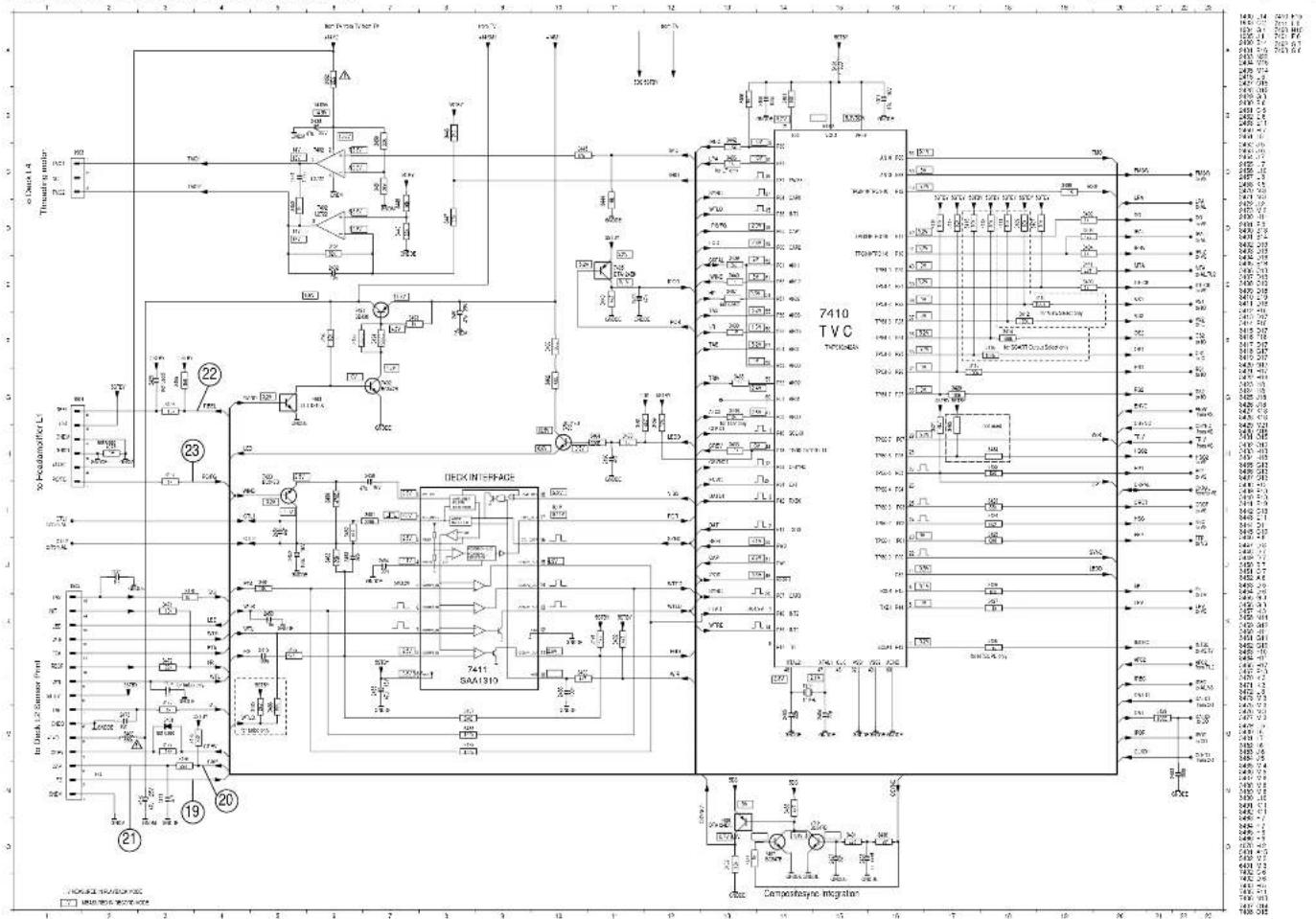 GRUNDIG TVR 3710 - Bildrohrplatte / Tube PCB - 8